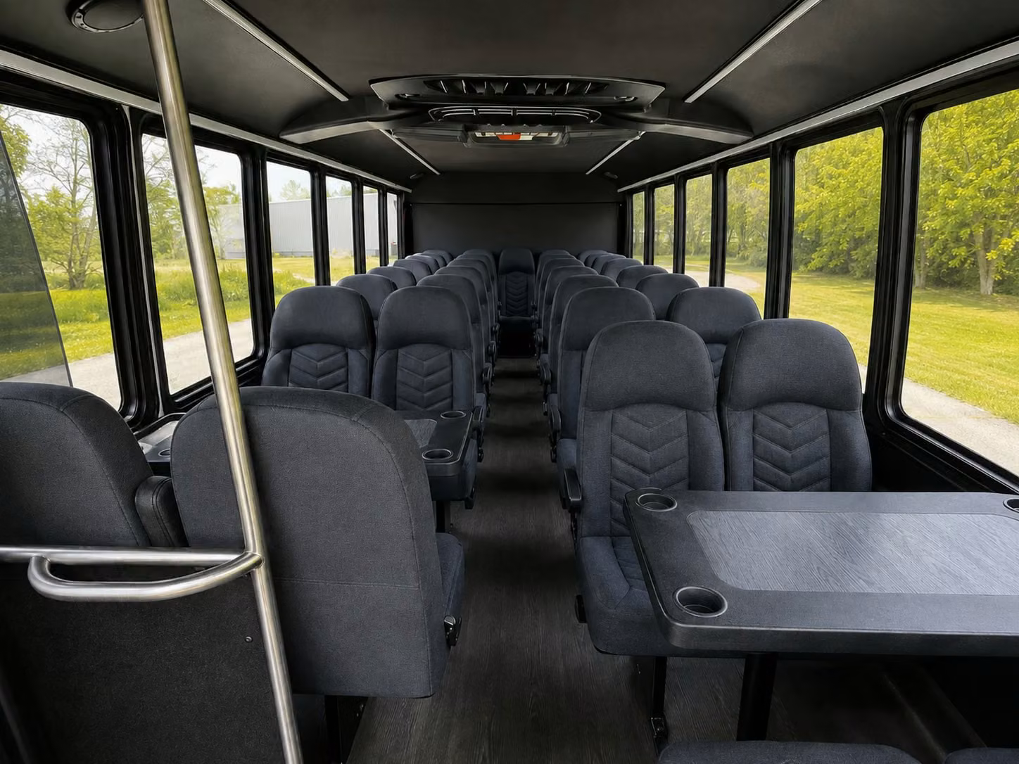 15 passenger minibus interior