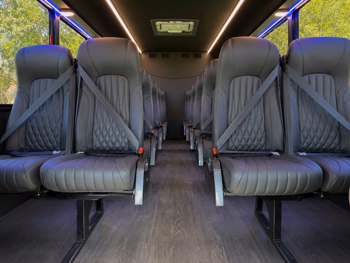 20 passenger minibus inside