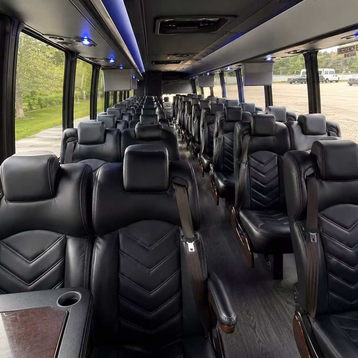 35 passenger minibus inside