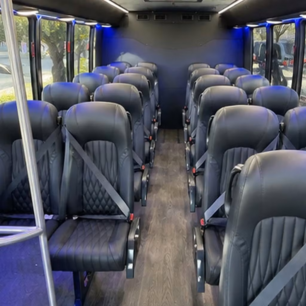 35 passenger minibus interior