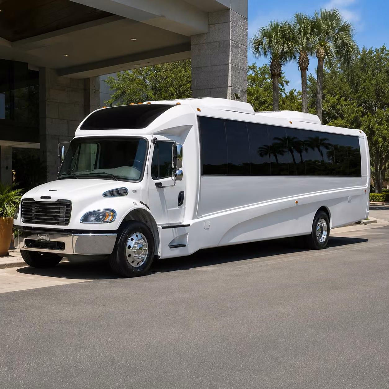 get a minibus or charter bus for larger santa clara prom groups