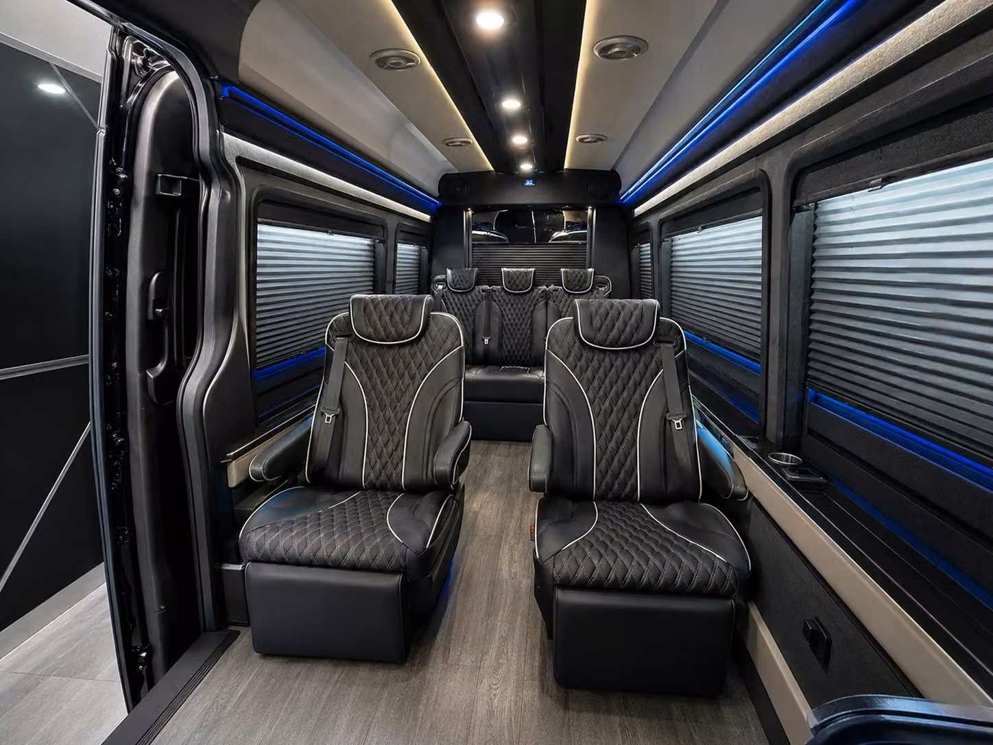 rather than splitting up your group across rideshares rent a bus to oakland international airport