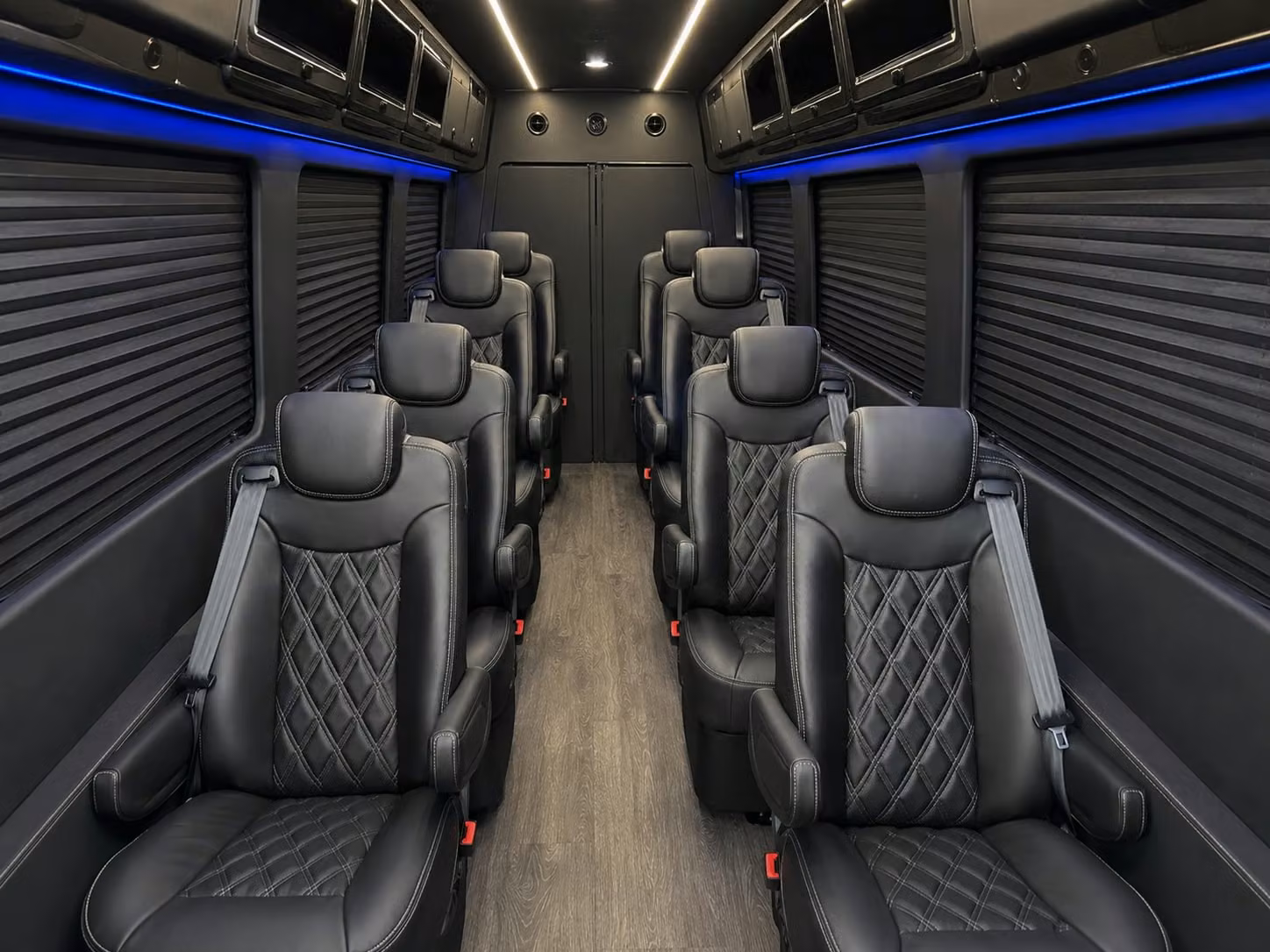 sprinter van with driver interior